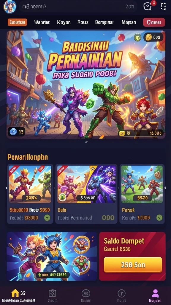 fixplay666 - Tampilan antarmuka yang menarik dan mudah dinavigasi.