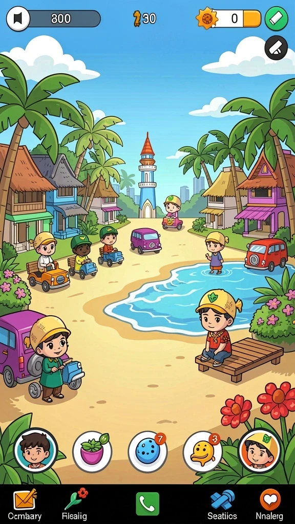 gocap123 - Screenshot menu pengaturan yang mudah dinavigasi.