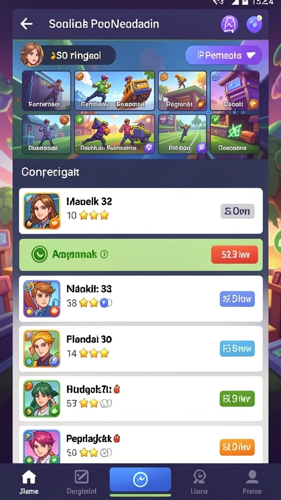 hokigame - Tampilan antarmuka yang user-friendly.