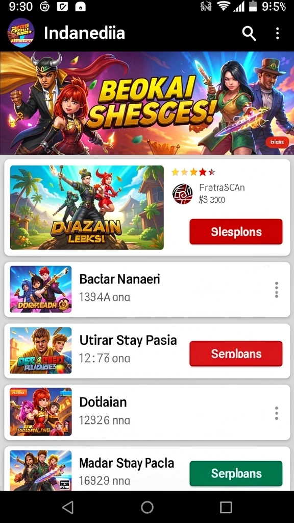 ungutoto - Karakter-karakter lucu yang bisa dimainkan.