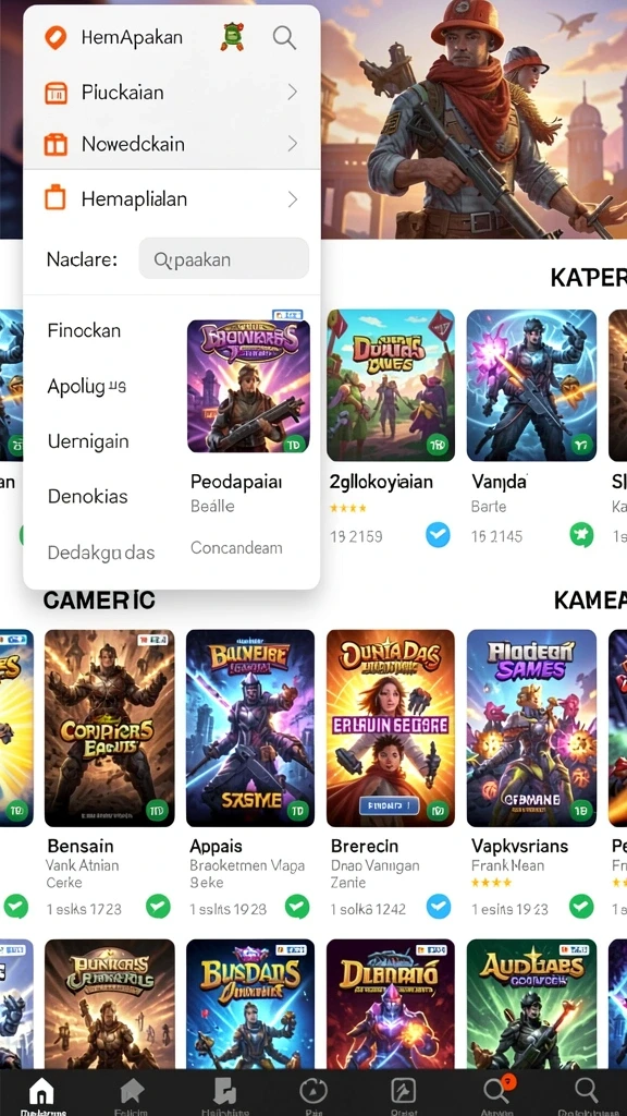 wow388 - Tampilan menarik dari layar utama aplikasi WOW388.