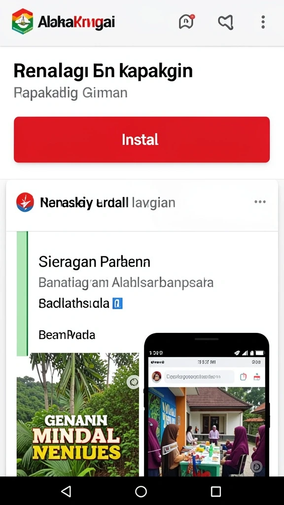 yowestogel - Tampilan awal aplikasi YOWESTOGEL yang menarik.